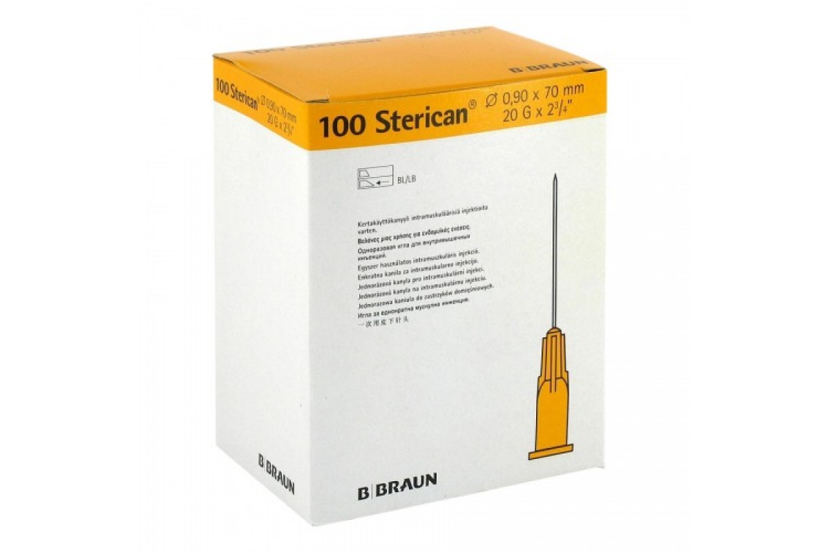 Игла браун. Игла пункционная Стерикан 20g/0.90 мм 70 мм — 100 шт/уп. B.Braun Sterican игла одноразовая стерильная 20g (0,9 x 70 мм). Иглы стерильные иглы Браун 20g. Иглы Sterican 20g производитель.