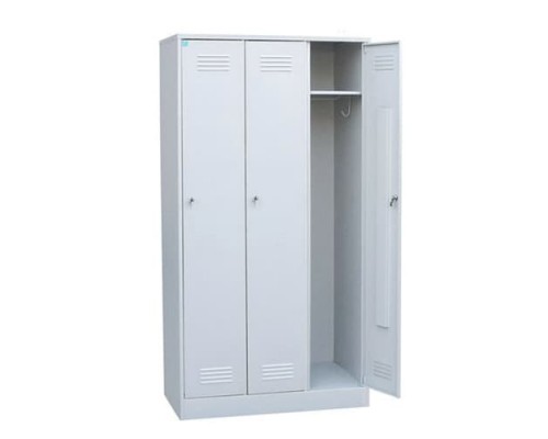 Шкаф одежный металлический трёхсекционный (разборный)