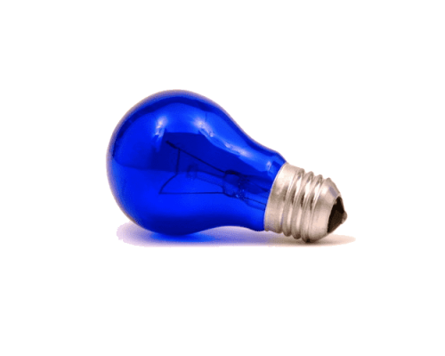 Синяя лампа для рефлектора Минина, 60 Вт