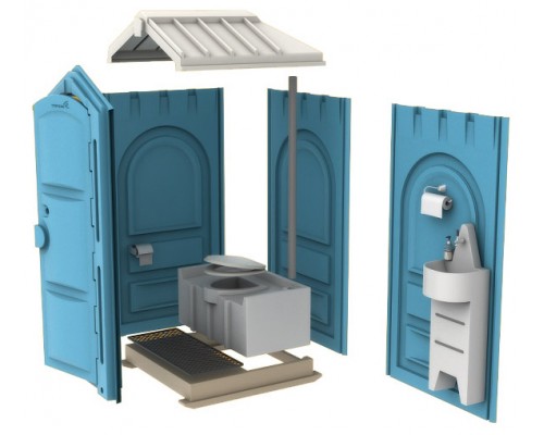 Мобильная туалетная кабина EcoGR Люкс